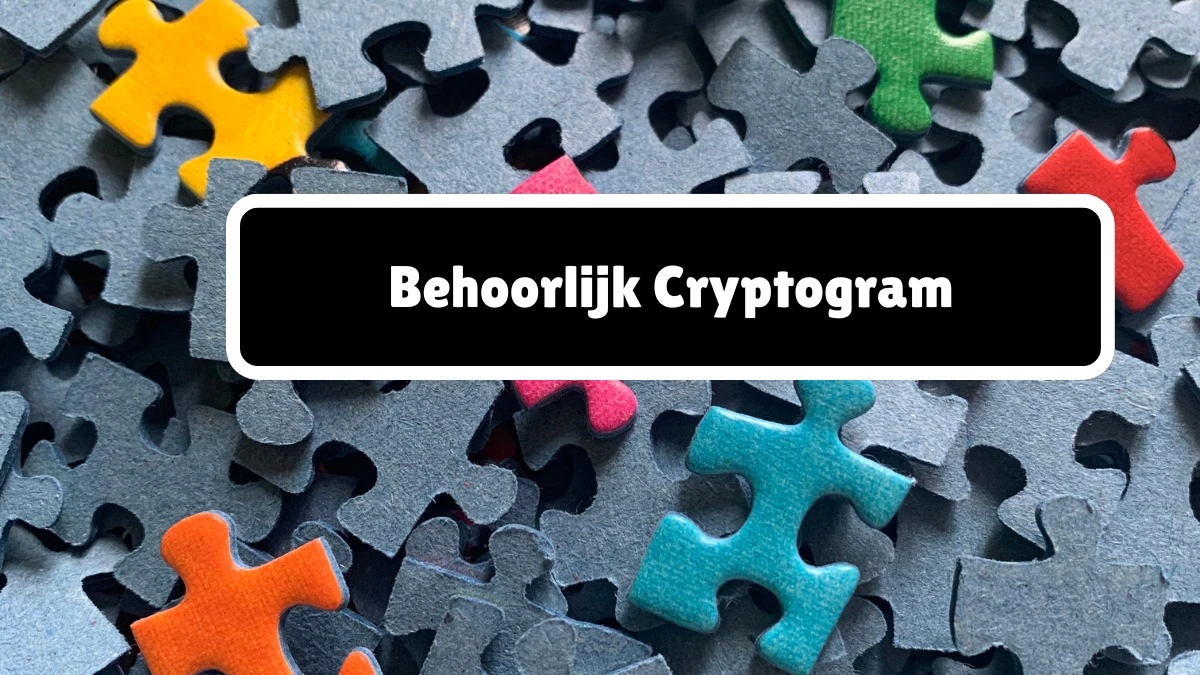 Behoorlijk Cryptogram 6 Letters Puzzelwoordenboek kruiswoordpuzzels