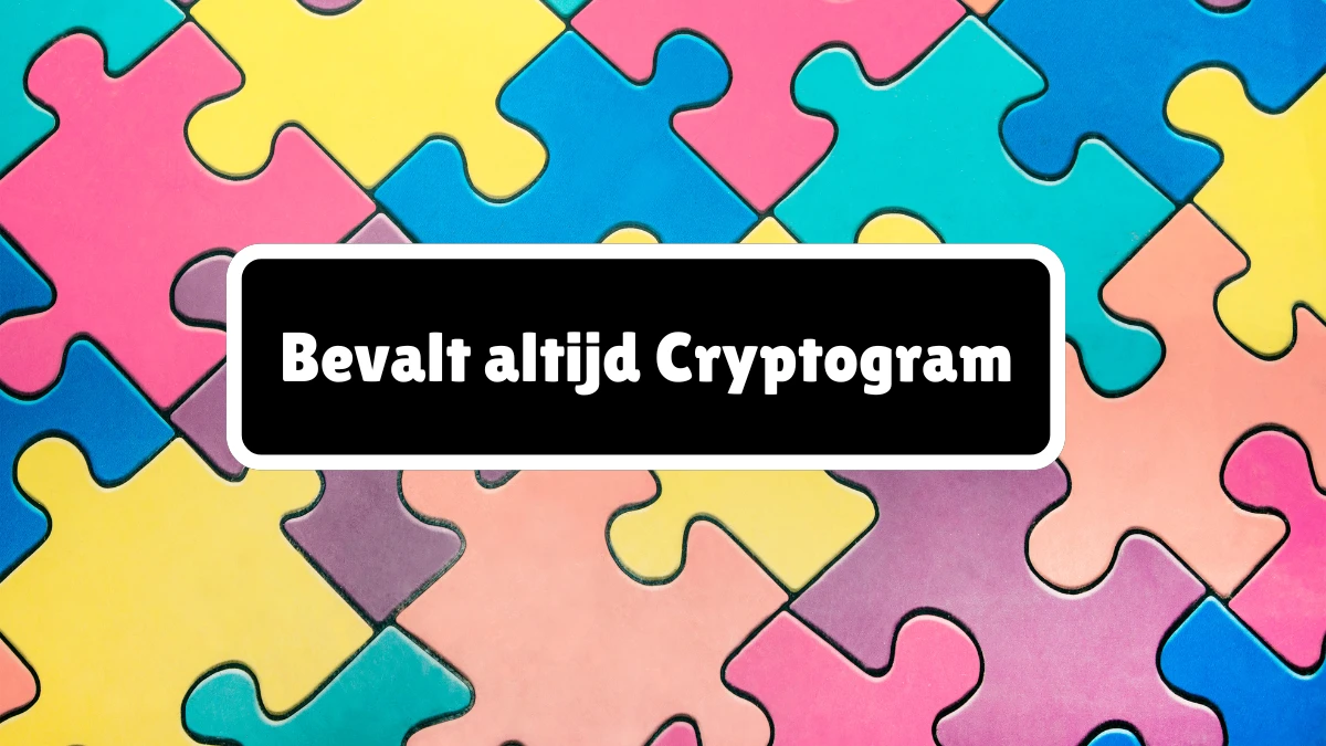 Bevalt altijd Cryptogram 8 Letters Puzzelwoordenboek kruiswoordpuzzels