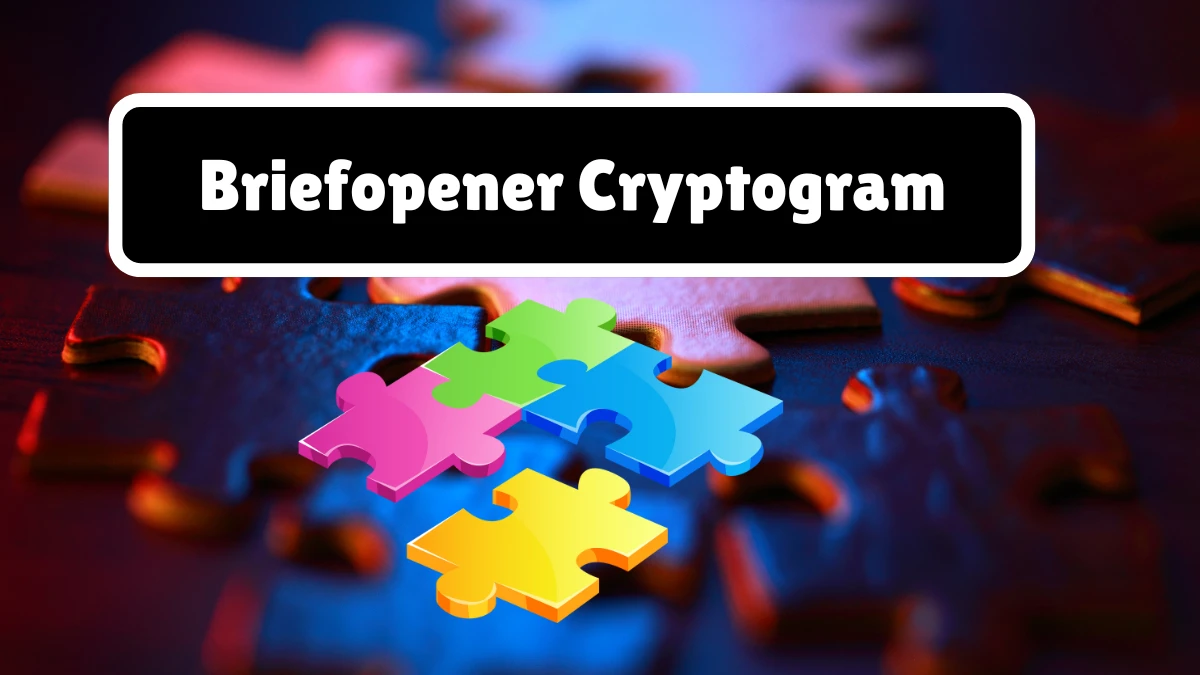 Briefopener Cryptogram 13 Letters Puzzelwoordenboek kruiswoordpuzzels