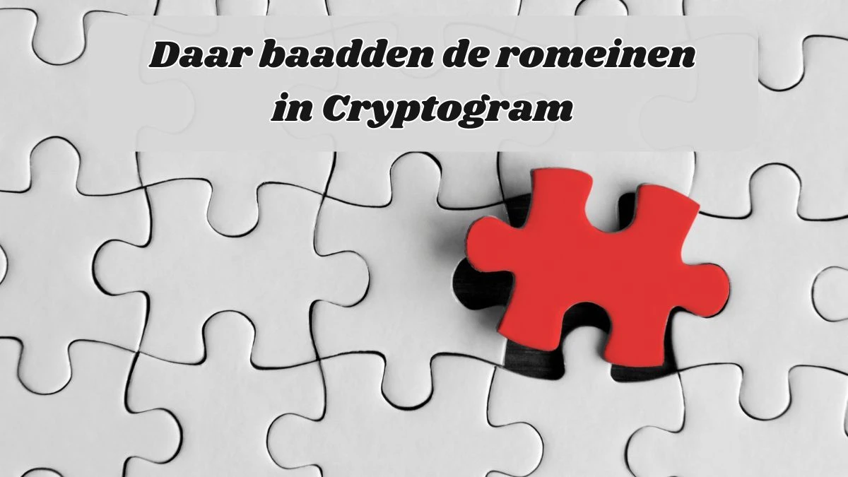 Daar baadden de romeinen in Cryptogram 4 Letters Puzzelwoordenboek kruiswoordpuzzels