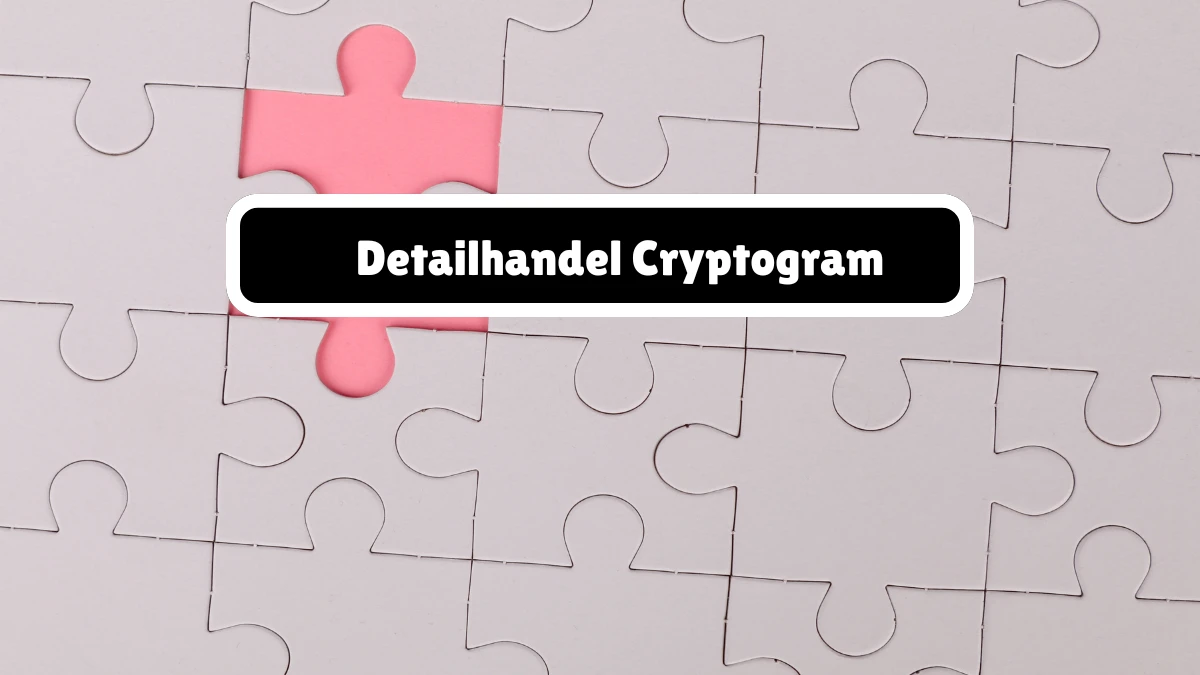 Detailhandel Cryptogram 6 Letters Puzzelwoordenboek kruiswoordpuzzels