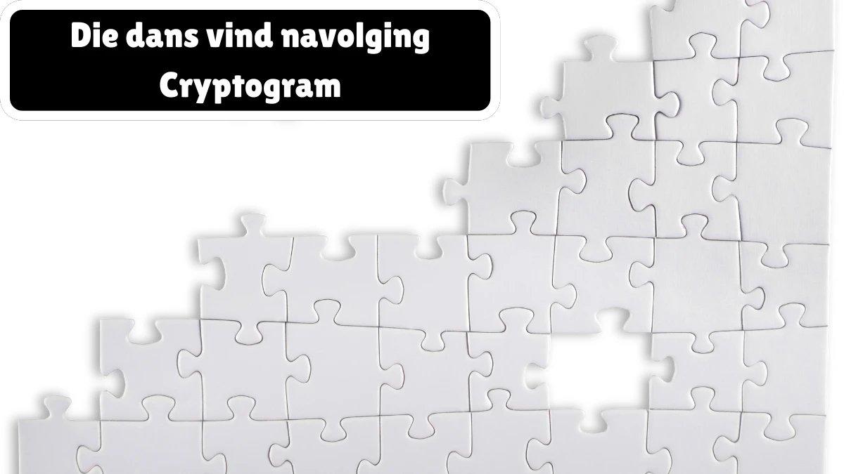 Die dans vind navolging Cryptogram 9 Letters Puzzelwoordenboek kruiswoordpuzzels