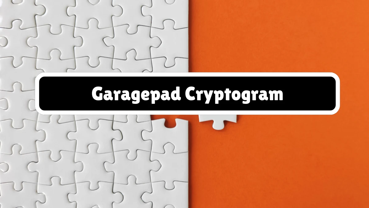 Garagepad Cryptogram 6 Letters Puzzelwoordenboek kruiswoordpuzzels