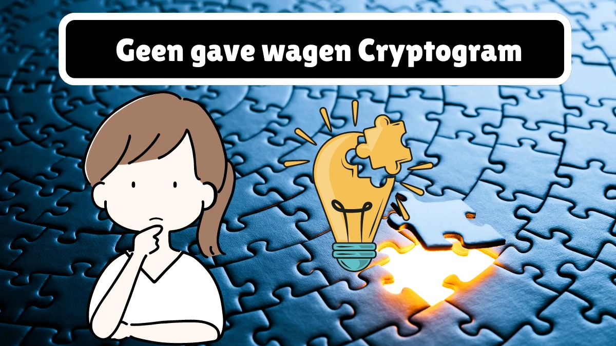 Geen gave wagen Cryptogram 10 Letters Puzzelwoordenboek kruiswoordpuzzels