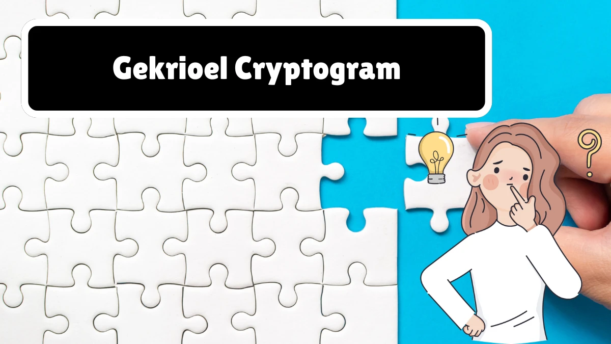 Gekrioel Cryptogram 7 Letters Puzzelwoordenboek kruiswoordpuzzels