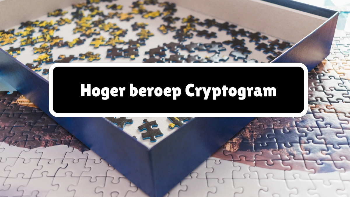 Hoger beroep Cryptogram 5 Letters Puzzelwoordenboek kruiswoordpuzzels