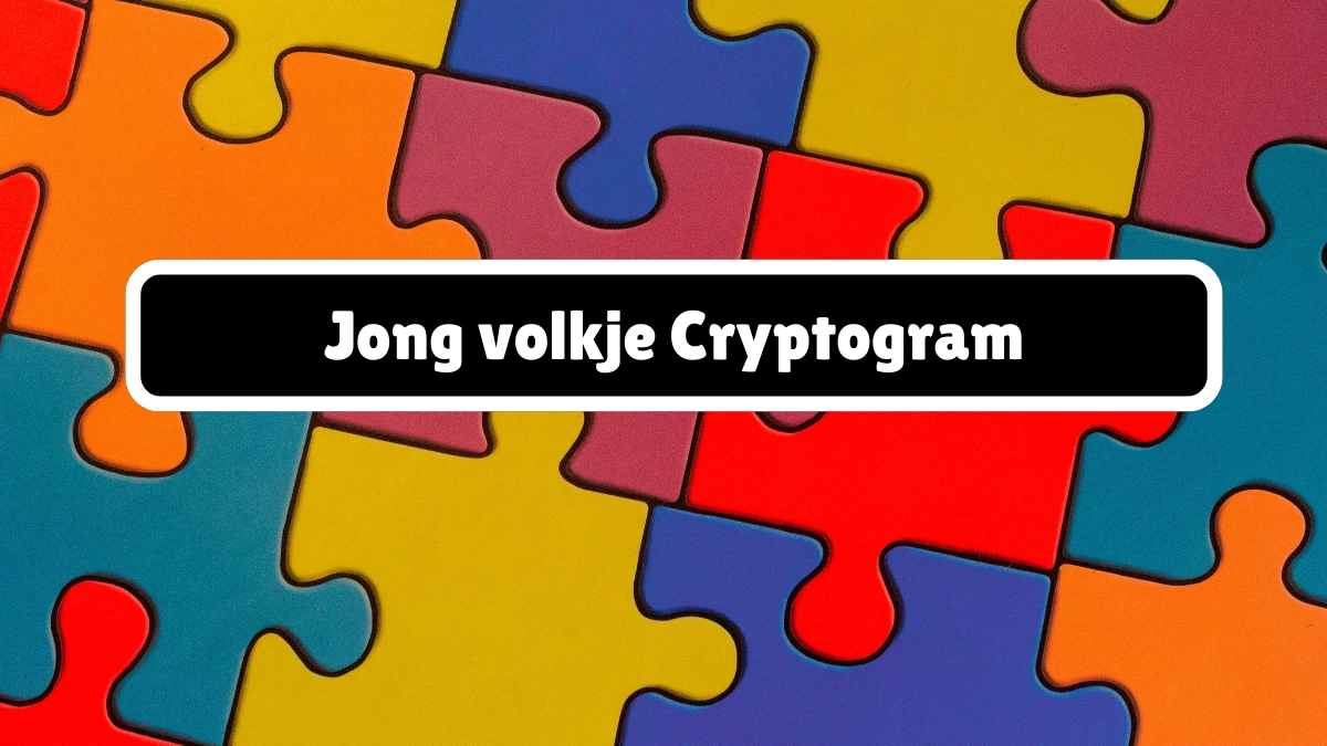 Jong volkje Cryptogram 7 Letters Puzzelwoordenboek kruiswoordpuzzels