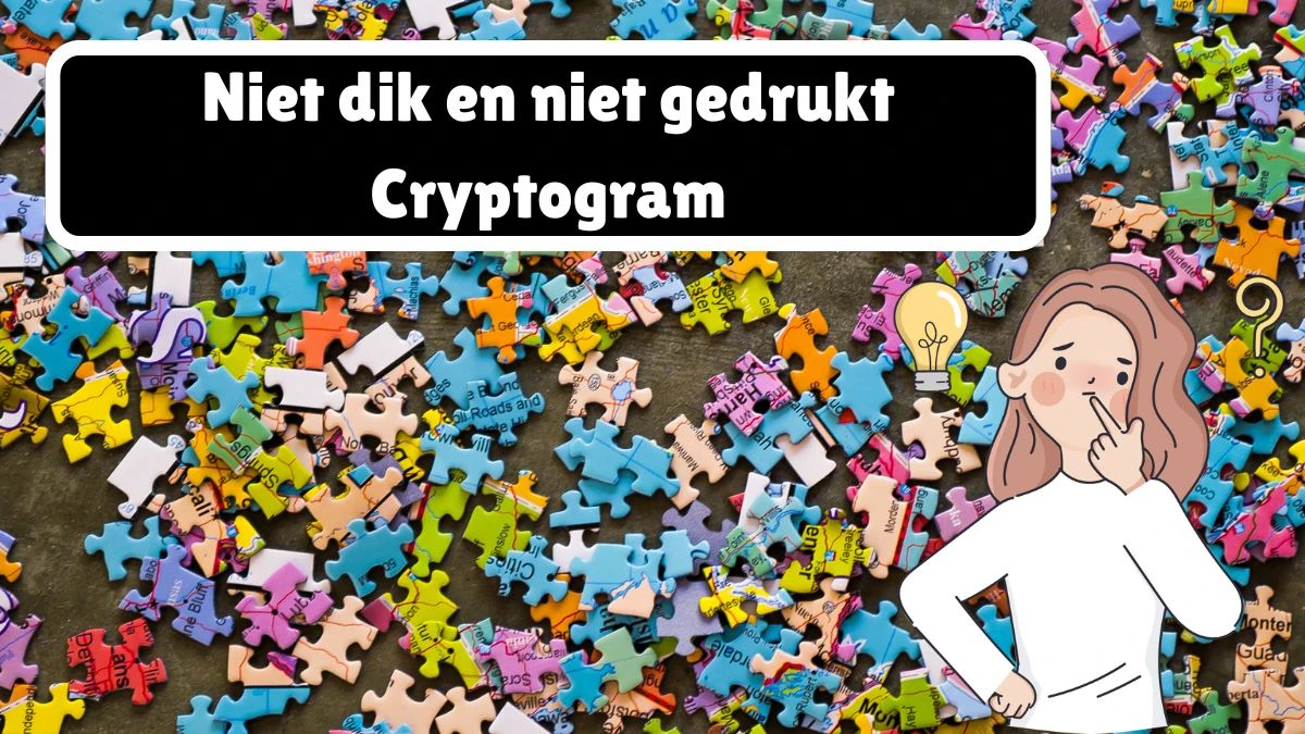 Niet dik en niet gedrukt Cryptogram 7 Letters Puzzelwoordenboek kruiswoordpuzzels