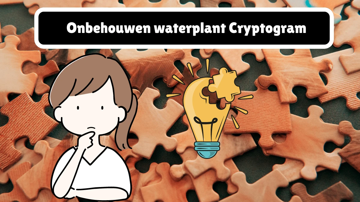 Onbehouwen waterplant Cryptogram 4 Letters Puzzelwoordenboek kruiswoordpuzzels