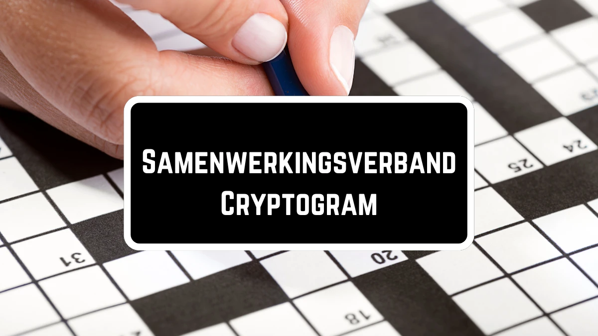 Samenwerkingsverband Cryptogram 5 Letters Puzzelwoordenboek kruiswoordpuzzels