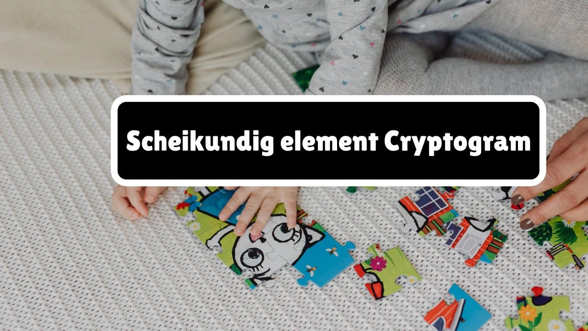 Scheikundig element Cryptogram 8 Letters Puzzelwoordenboek kruiswoordpuzzels