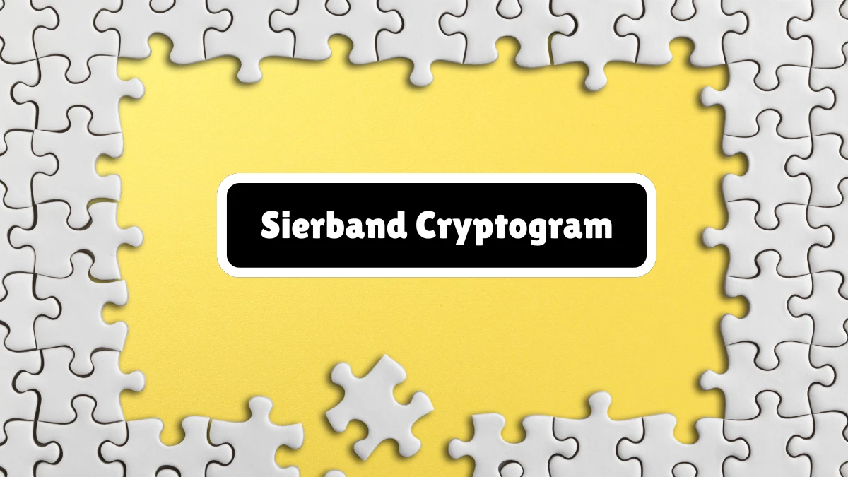 Sierband Cryptogram 4 Letters Puzzelwoordenboek kruiswoordpuzzels