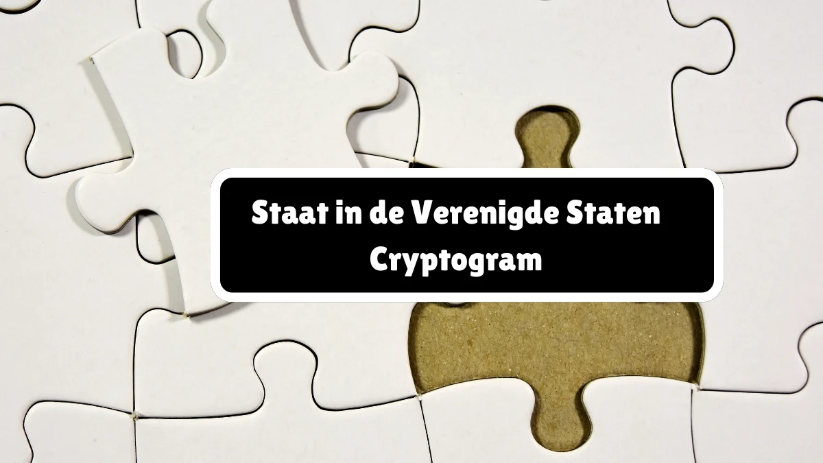 Staat in de Verenigde Staten Cryptogram 6 Letters Puzzelwoordenboek kruiswoordpuzzels