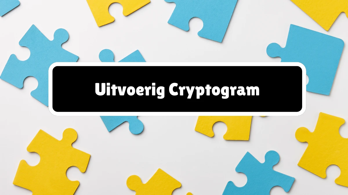 Uitvoerig Cryptogram 10 Letters Puzzelwoordenboek kruiswoordpuzzels