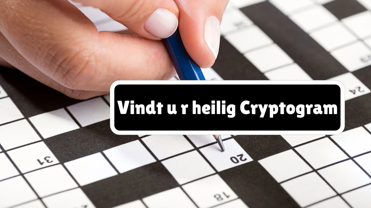 Vindt u r heilig Cryptogram 5 Letters Puzzelwoordenboek kruiswoordpuzzels