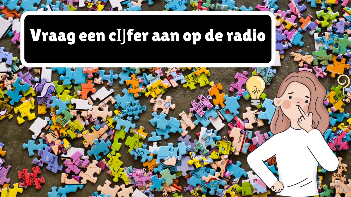 Vraag een cĲfer aan op de radio Cryptogram 13 Letters Puzzelwoordenboek kruiswoordpuzzels