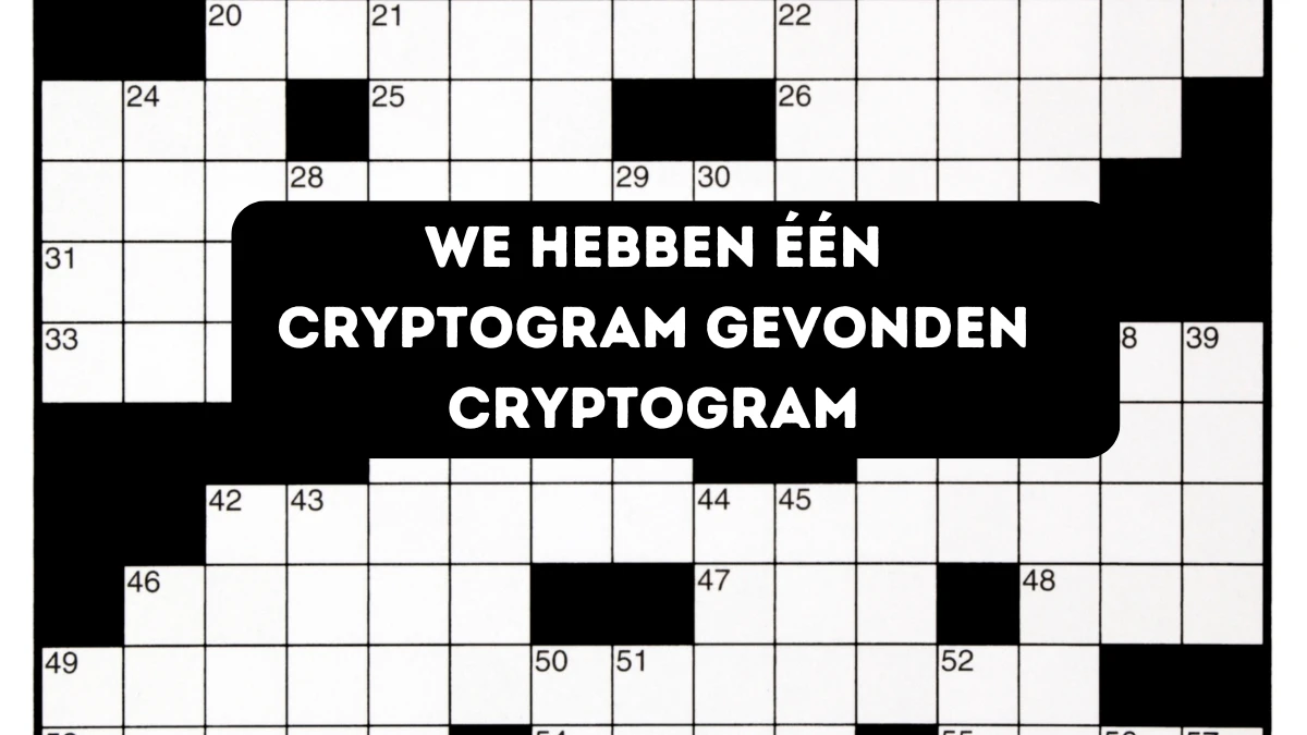 We hebben één cryptogram gevonden Cryptogram 4 Letters Puzzelwoordenboek kruiswoordpuzzels
