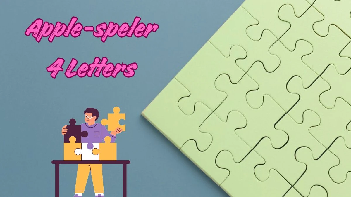 Apple-speler 4 Letters Puzzelwoordenboek kruiswoordpuzzels