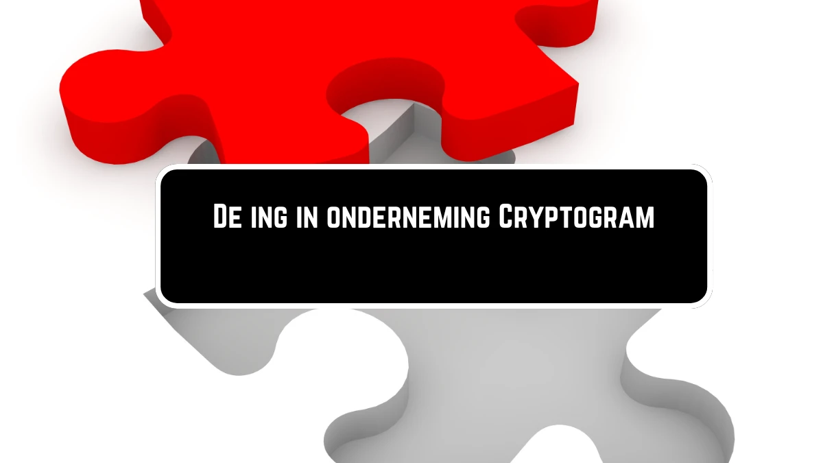 De ing in onderneming Cryptogram 9 Letters Puzzelwoordenboek kruiswoordpuzzels