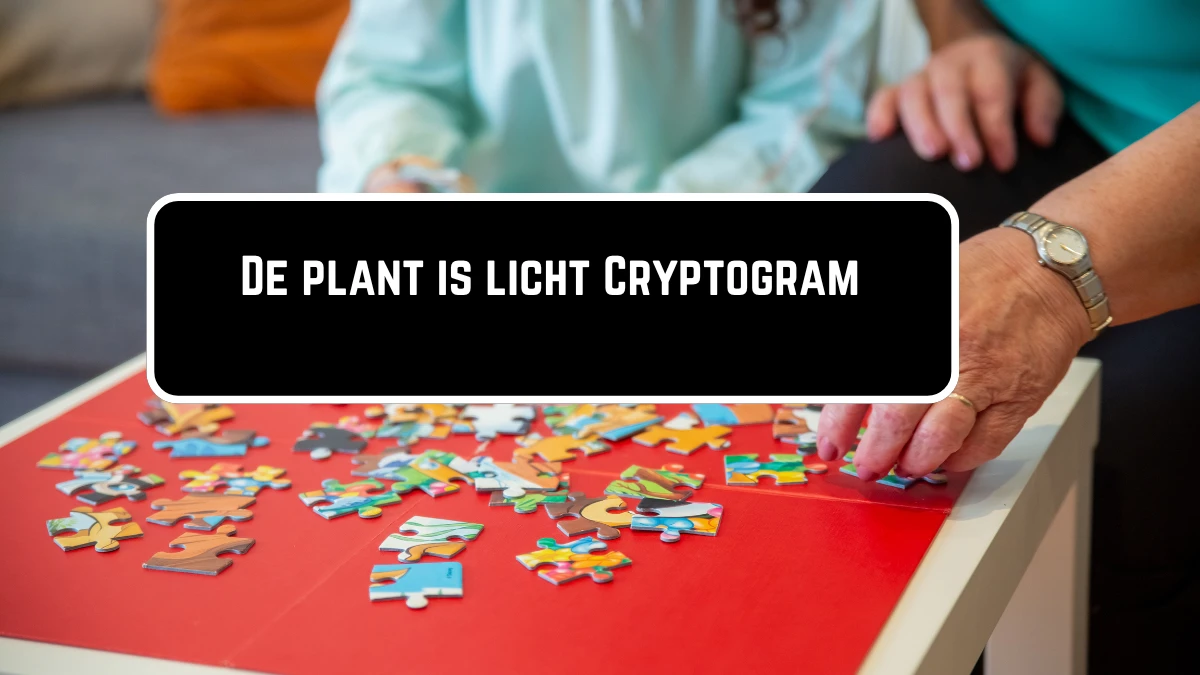 De plant is licht Cryptogram 6 Letters Puzzelwoordenboek kruiswoordpuzzels