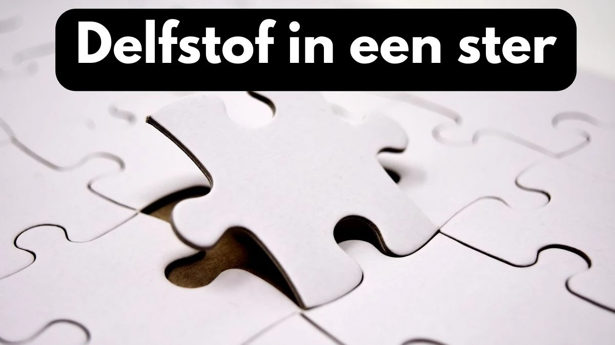 Delfstof in een ster 4 Letters Puzzelwoordenboek kruiswoordpuzzels