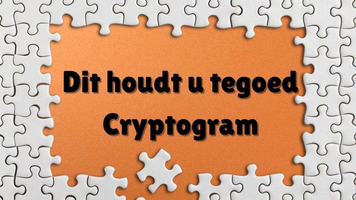 Dit houdt u tegoed Cryptogram 5 Letters Puzzelwoordenboek kruiswoordpuzzels