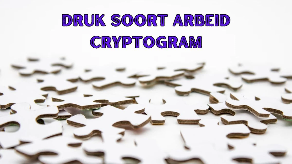 Druk soort arbeid Cryptogram 7 Letters Puzzelwoordenboek kruiswoordpuzzels