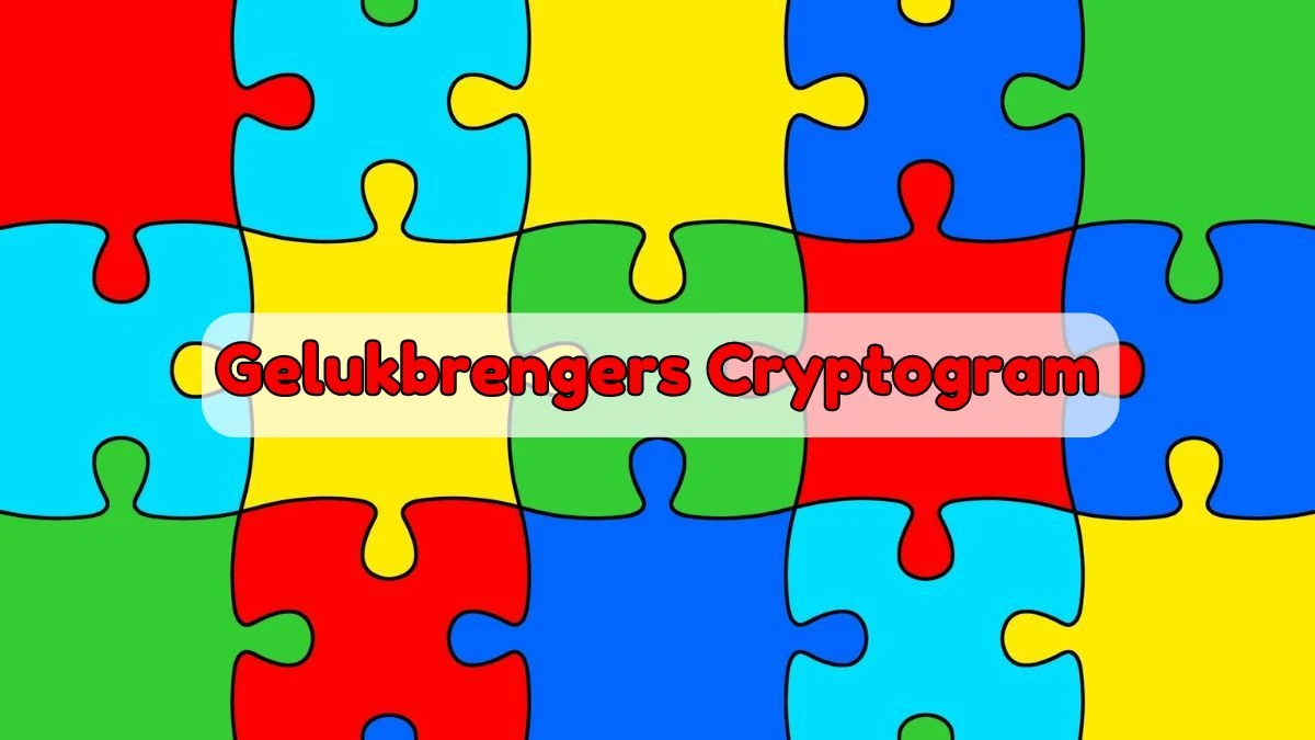 Gelukbrengers Cryptogram 8 Letters Puzzelwoordenboek kruiswoordpuzzels