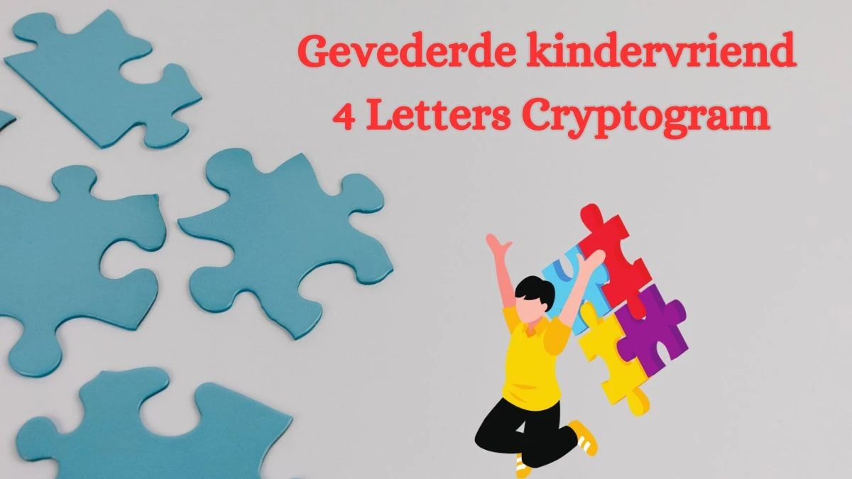 Gevederde kindervriend 4 Letters Cryptogram Puzzelwoordenboek kruiswoordpuzzels