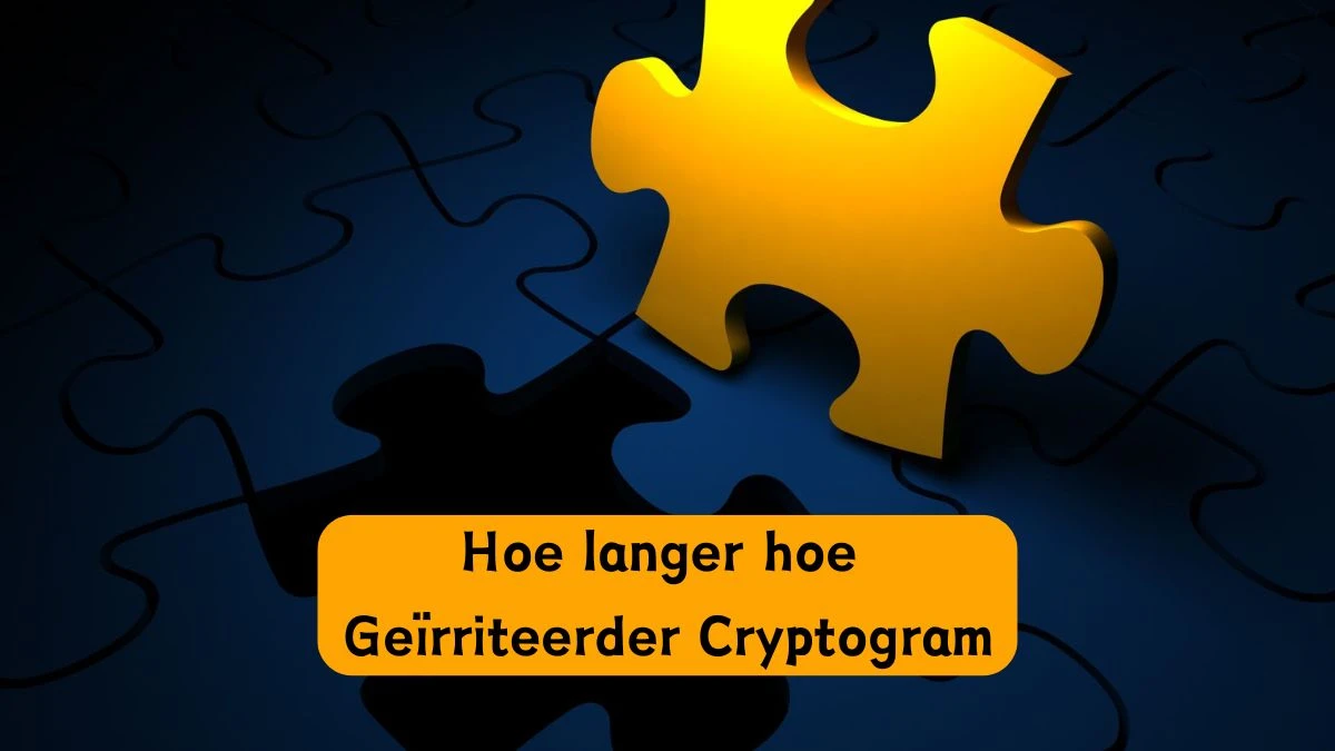 Hoe langer hoe geïrriteerder Cryptogram 5 Letters Puzzelwoordenboek kruiswoordpuzzels