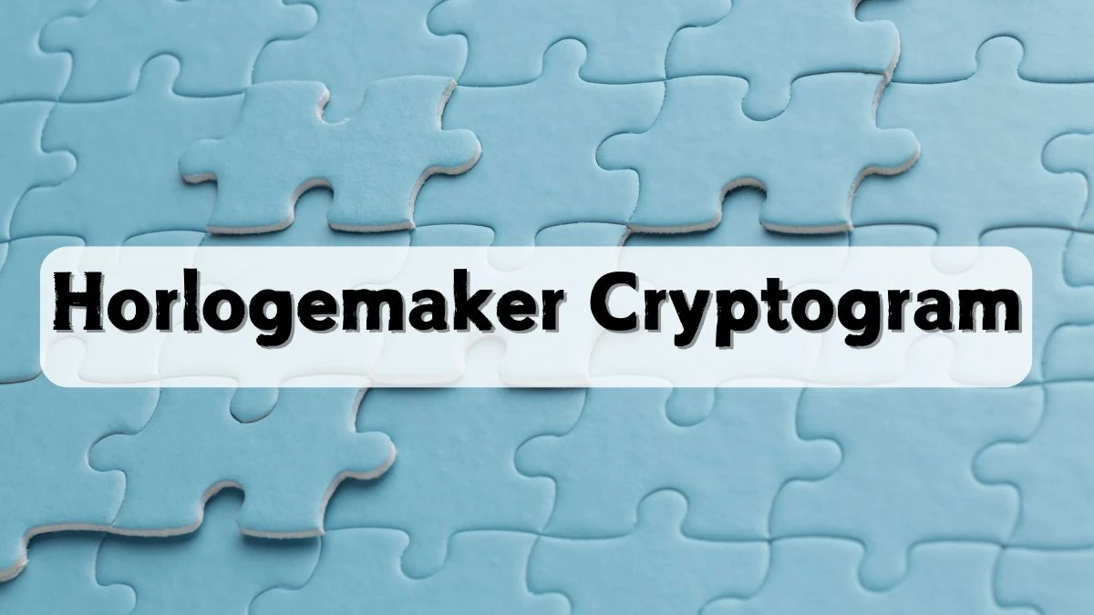 Horlogemaker Cryptogram 6 Letters Puzzelwoordenboek kruiswoordpuzzels