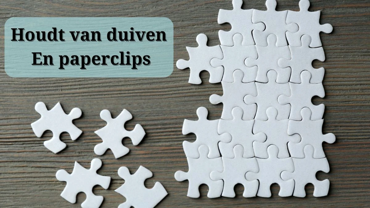 Houdt van duiven en paperclips 4 Letters Puzzelwoordenboek kruiswoordpuzzels