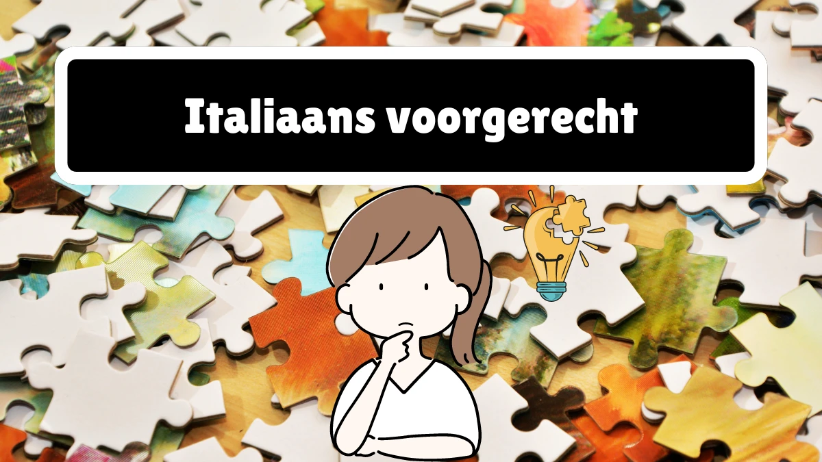 Italiaans voorgerecht 9 Letters Puzzelwoordenboek kruiswoordpuzzels