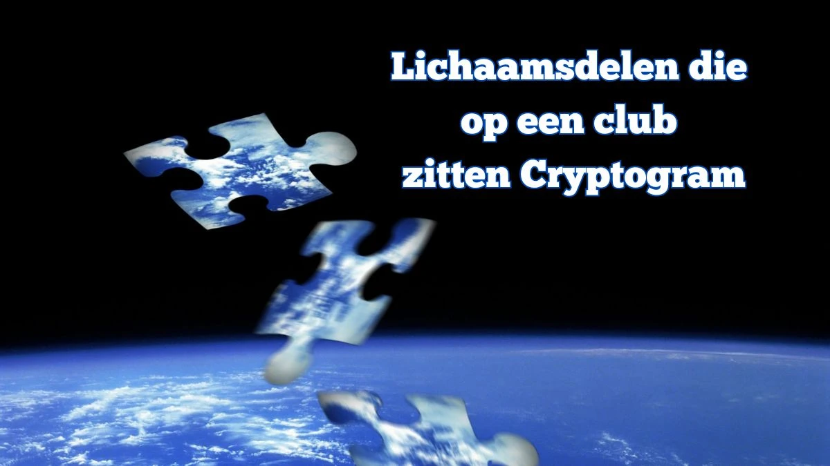 Lichaamsdelen die op een club zitten Cryptogram 9 Letters Puzzelwoordenboek kruiswoordpuzzels