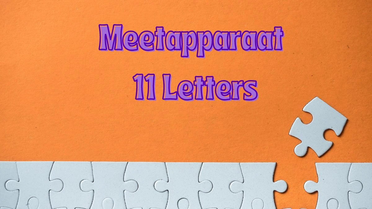 Meetapparaat 11 Letters Puzzelwoordenboek kruiswoordpuzzels