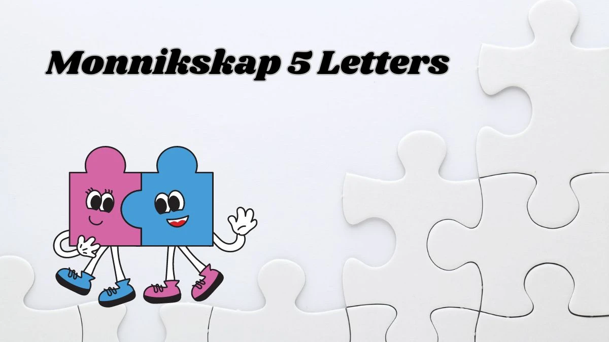 Monnikskap 5 Letters Puzzelwoordenboek kruiswoordpuzzels