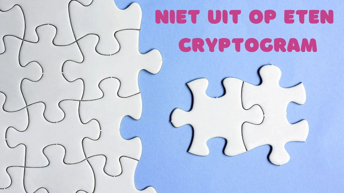 Niet uit op eten Cryptogram 7 Letters Puzzelwoordenboek kruiswoordpuzzels