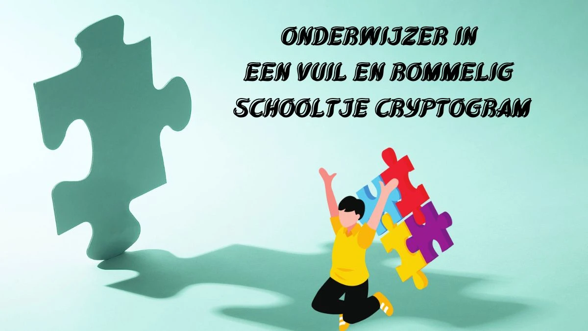 Onderwijzer in een vuil en rommelig schooltje Cryptogram 11 Letters Puzzelwoordenboek kruiswoordpuzzels