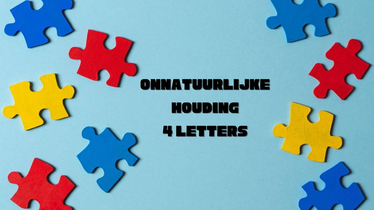 Onnatuurlijke houding 4 Letters Puzzelwoordenboek kruiswoordpuzzels