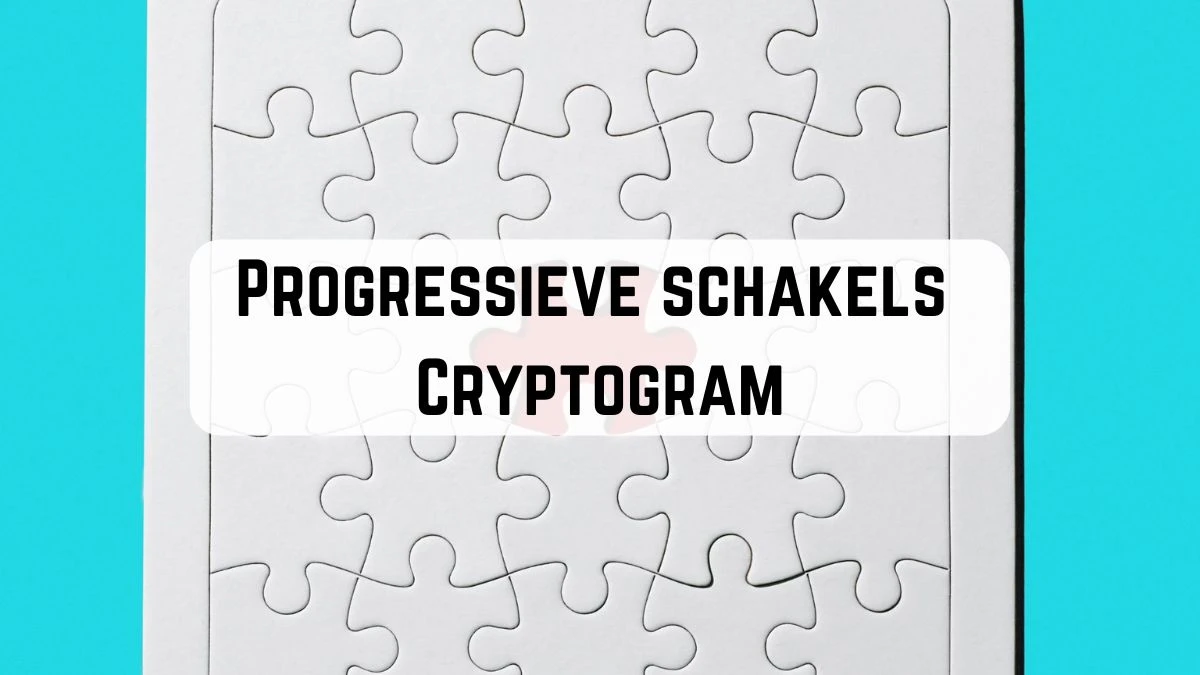 Progressieve schakels Cryptogram 5 Letters Puzzelwoordenboek kruiswoordpuzzels