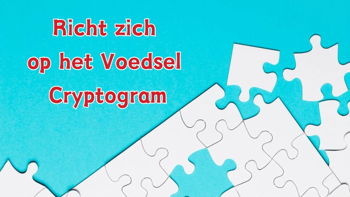 Richt zich op het voedsel Cryptogram 4 Letters Puzzelwoordenboek kruiswoordpuzzels