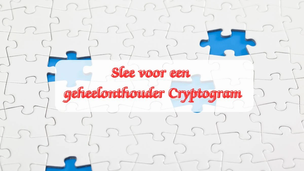 Slee voor een geheelonthouder Cryptogram 3 Letters Puzzelwoordenboek kruiswoordpuzzels