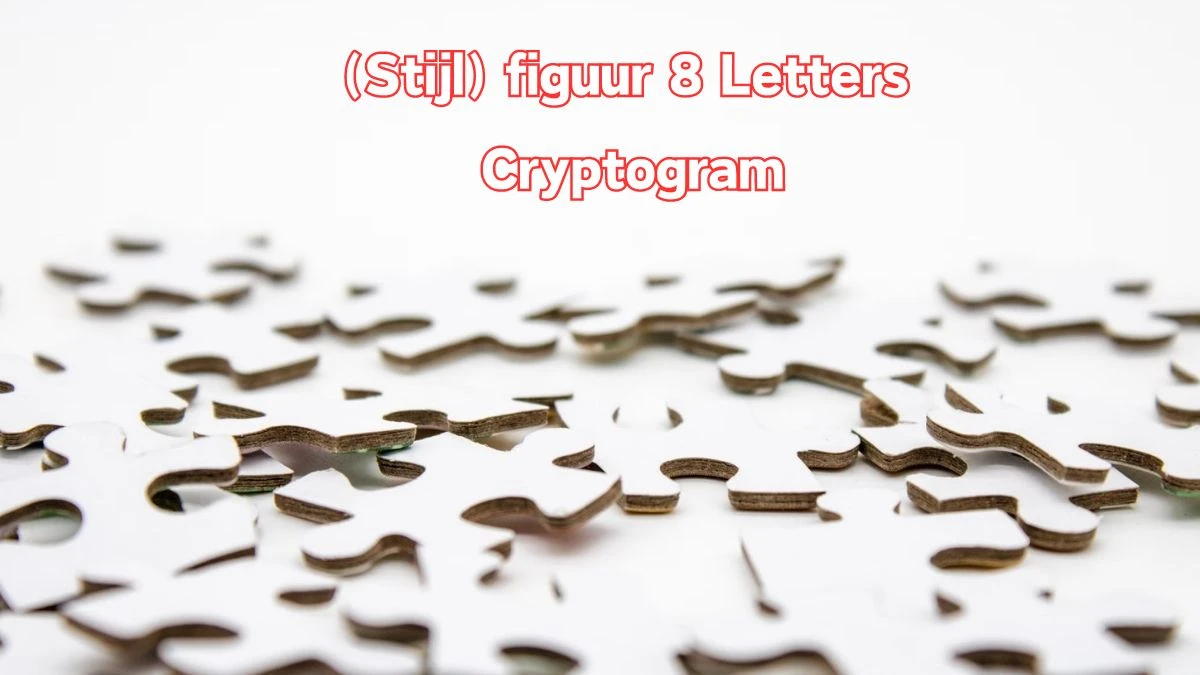 (Stijl) figuur 8 Letters Cryptogram Puzzelwoordenboek kruiswoordpuzzels