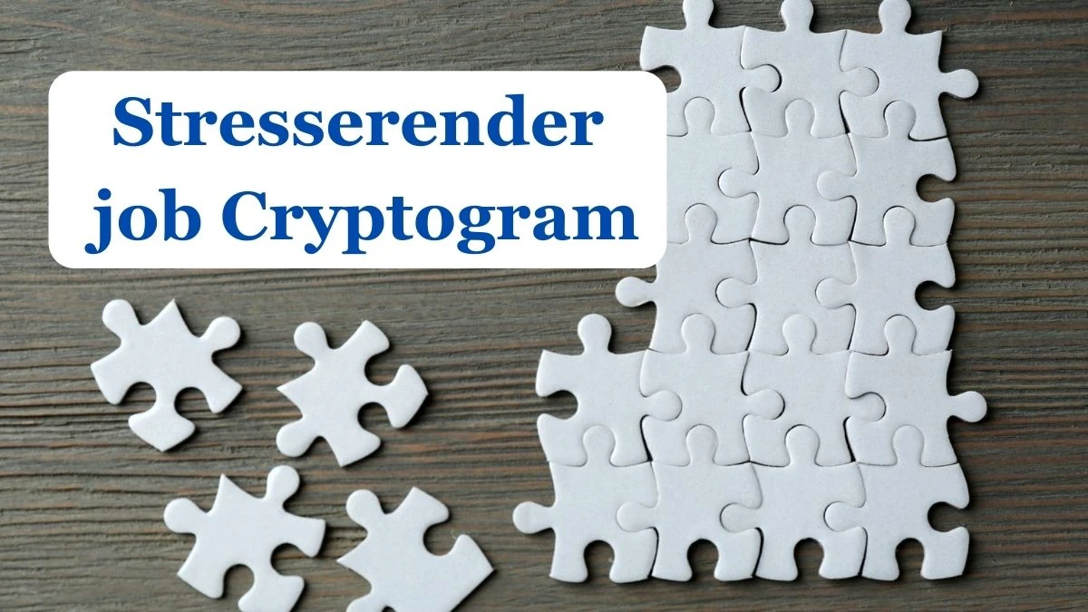 Stresserender job Cryptogram 7 Letters Puzzelwoordenboek kruiswoordpuzzels