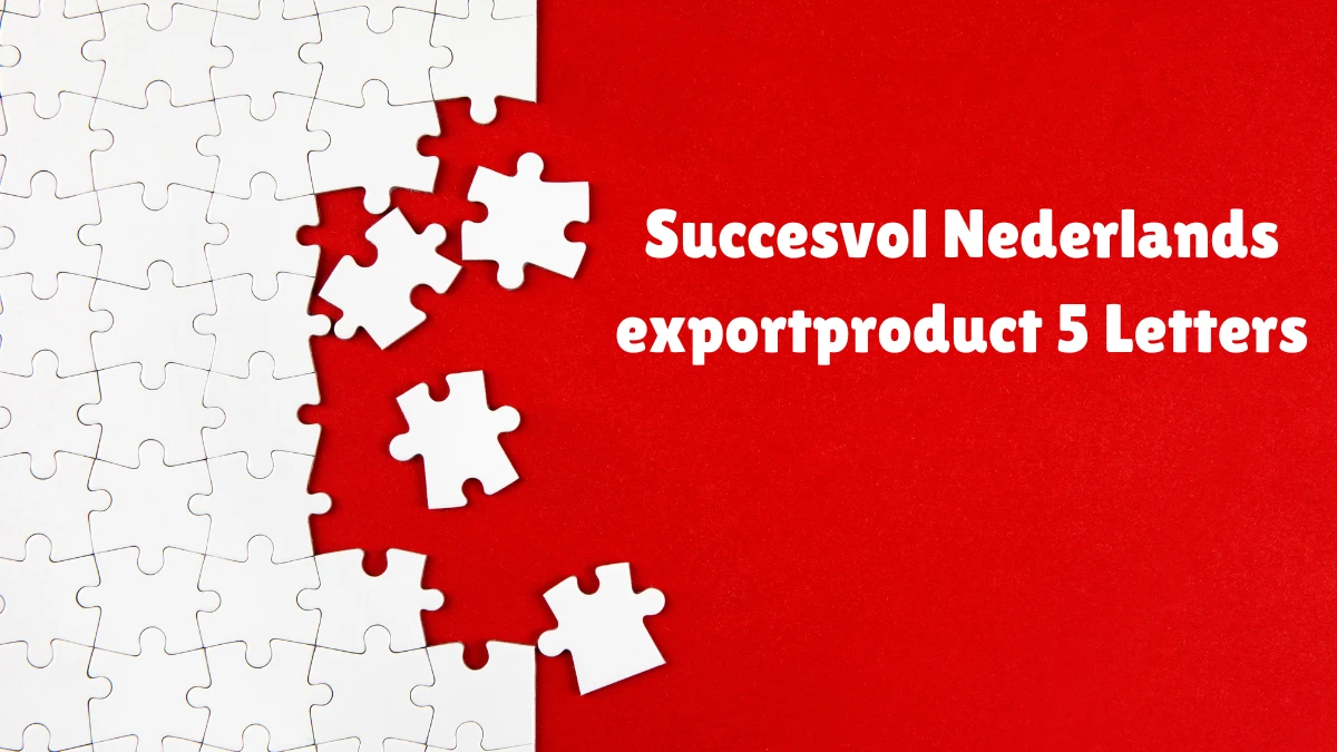 Succesvol Nederlands exportproduct 5 Letters Puzzelwoordenboek kruiswoordpuzzels