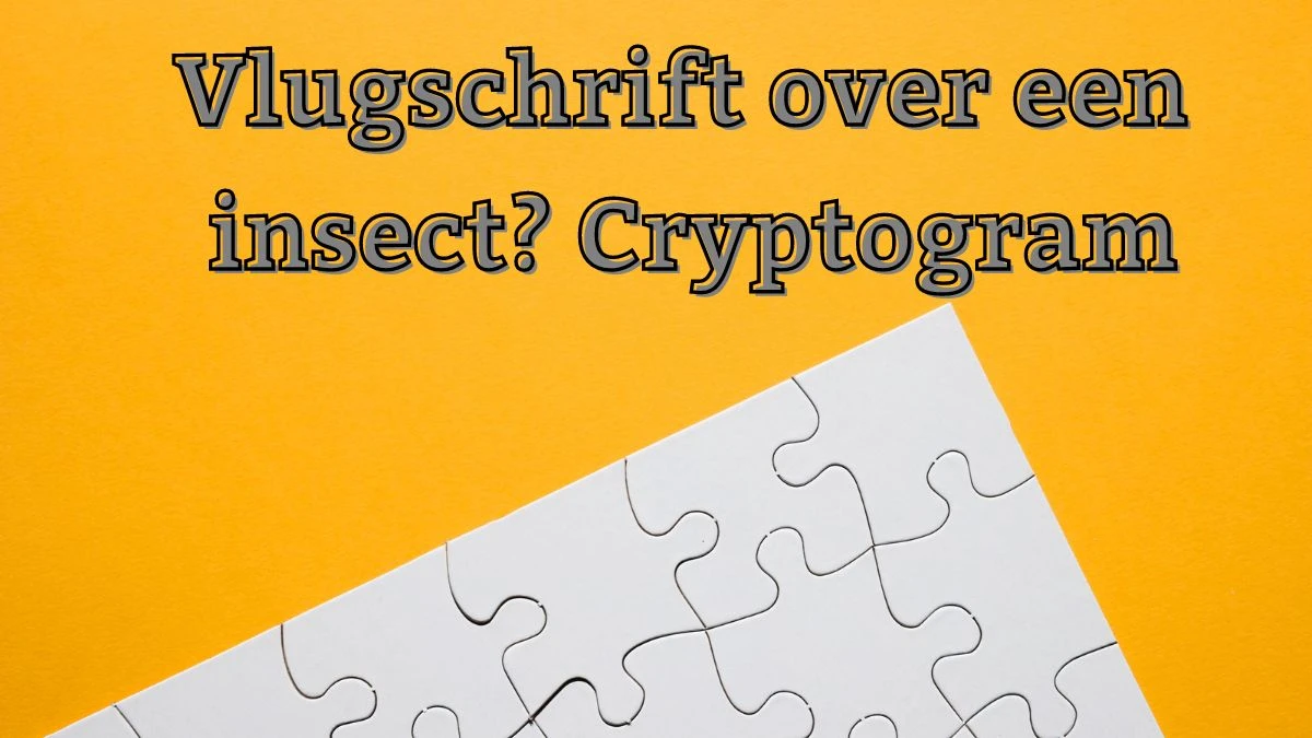 Vlugschrift over een insect? Cryptogram 5 Letters Puzzelwoordenboek kruiswoordpuzzels