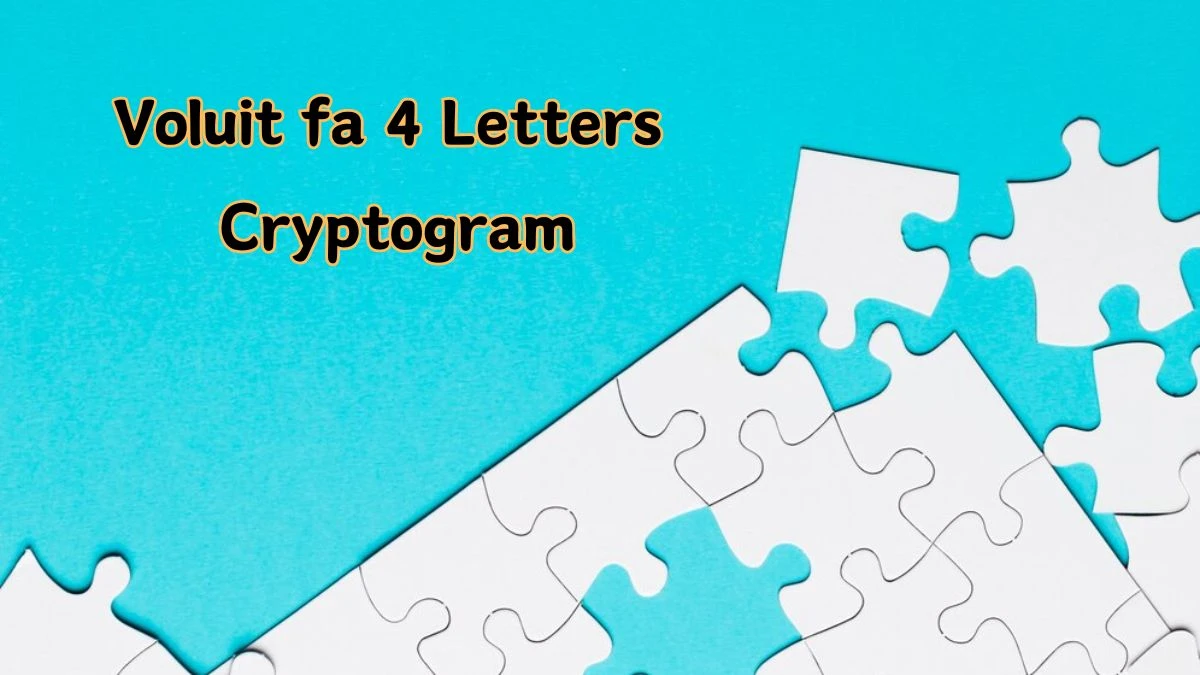 Voluit fa 4 Letters Cryptogram Puzzelwoordenboek kruiswoordpuzzels
