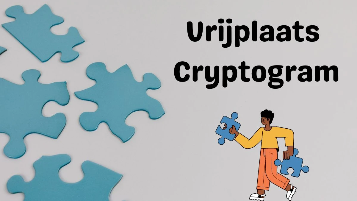 Vrijplaats Cryptogram 5 Letters Puzzelwoordenboek kruiswoordpuzzels