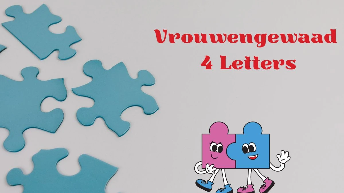 Vrouwengewaad 4 Letters Puzzelwoordenboek kruiswoordpuzzel