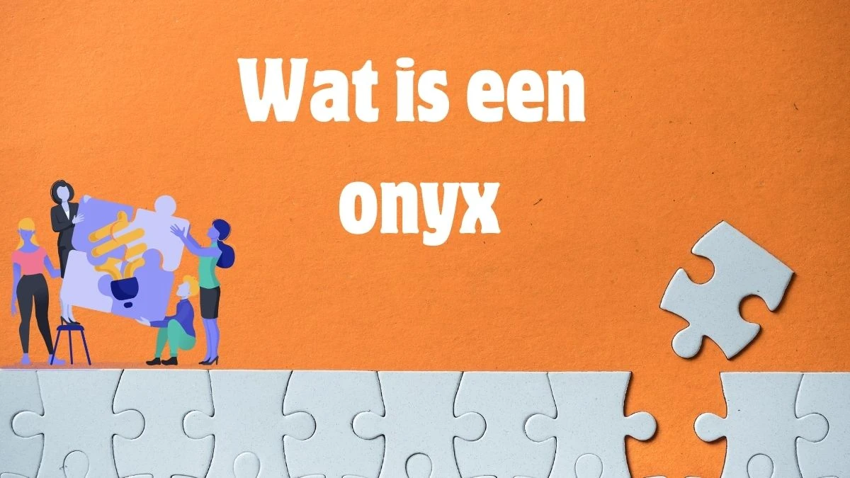 Wat is een onyx 9 Letters Puzzelwoordenboek kruiswoordpuzzels